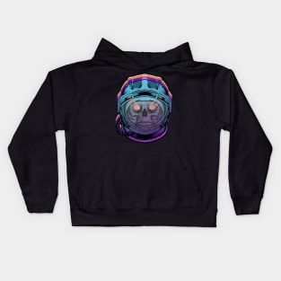 Colorful Skull Astronaut Kids Hoodie